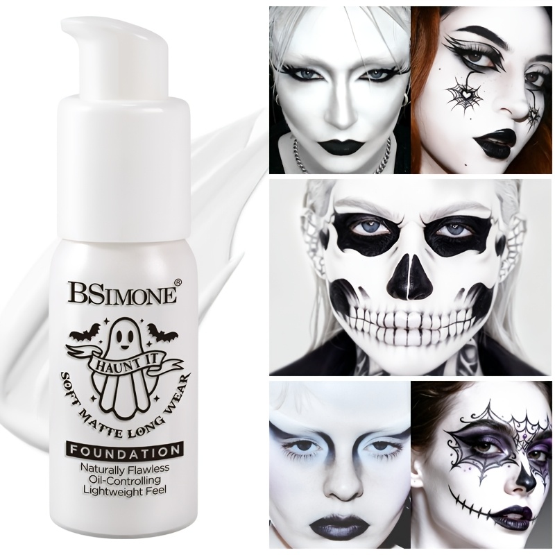 Beauty Makeup Pictures - Biały podkład w płynie, matowy, długotrwały