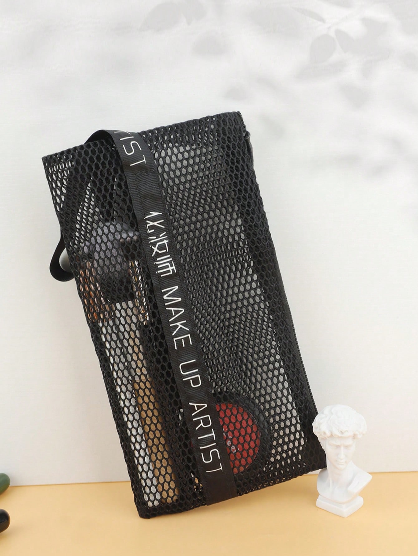 Beauty Preservation Makeup Bag - 1 szt. siatkowa kosmetyczka z zamkiem