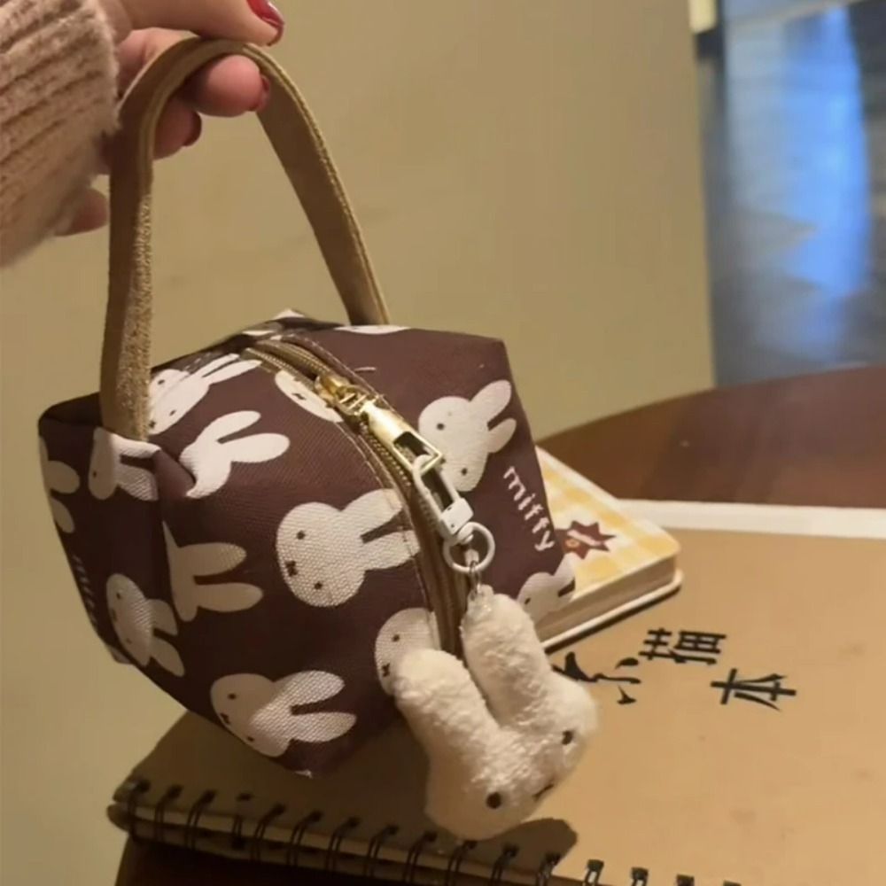 Brązowa kosmetyczka z nadrukie – Beauty Preservation Makeup Bag recenzja i cena